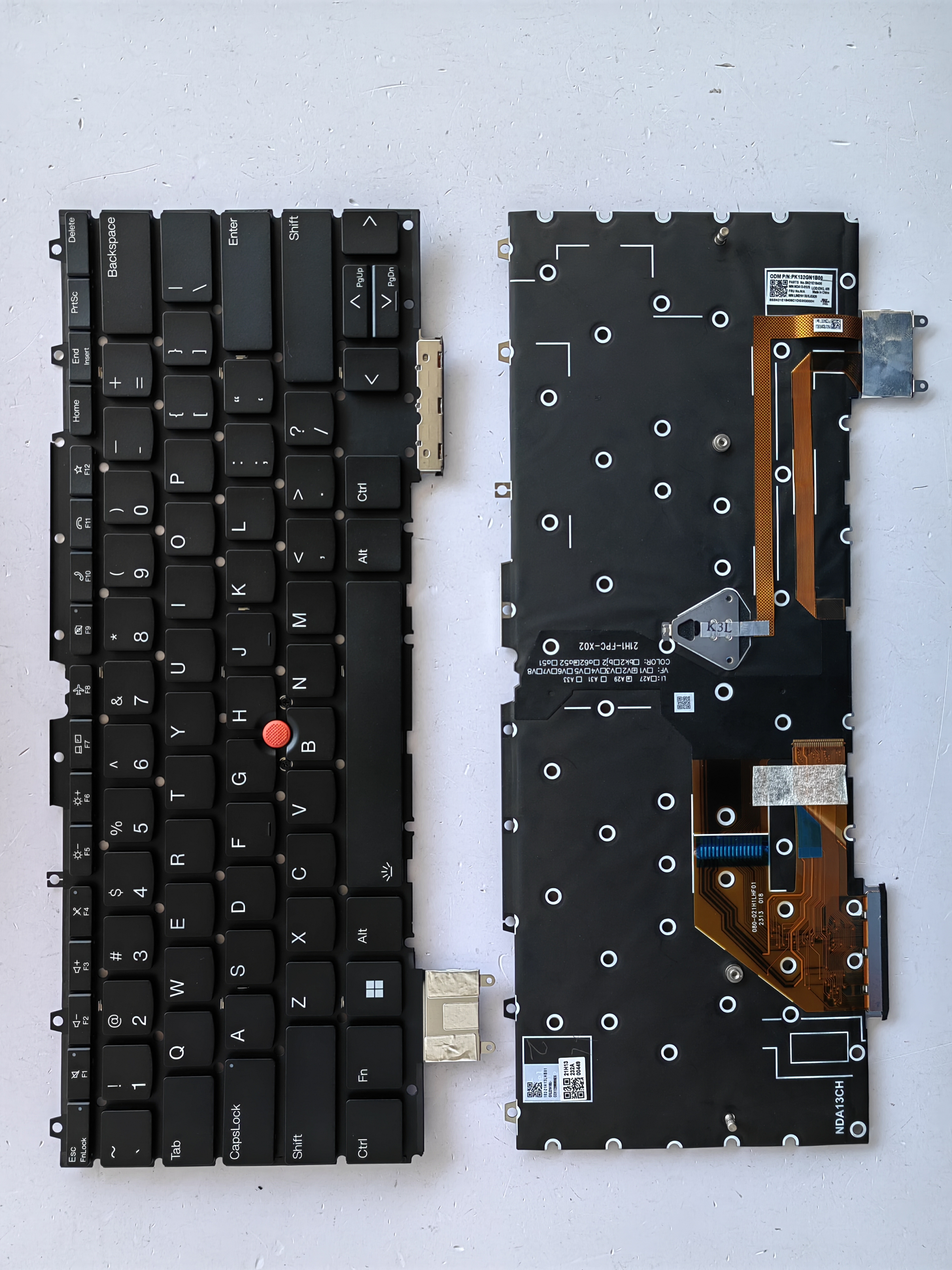 Picture of New Replacement Laptop Keyboard For IBM Z13 BLACK With Point Backlit US Layout